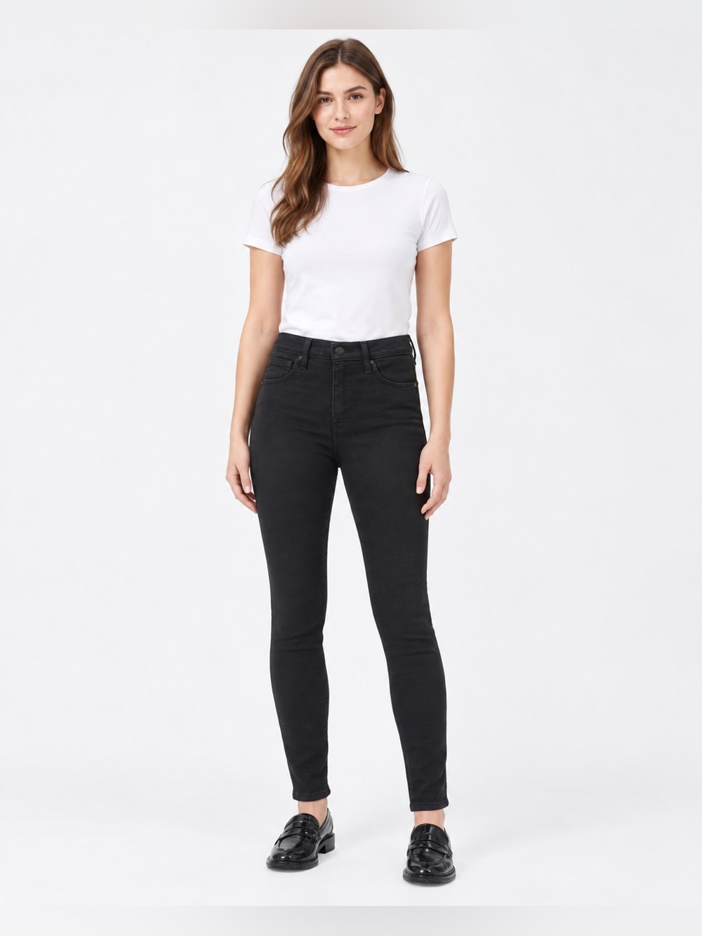 Kirkland Signature High-Rise Black Skinny Jeans for Women